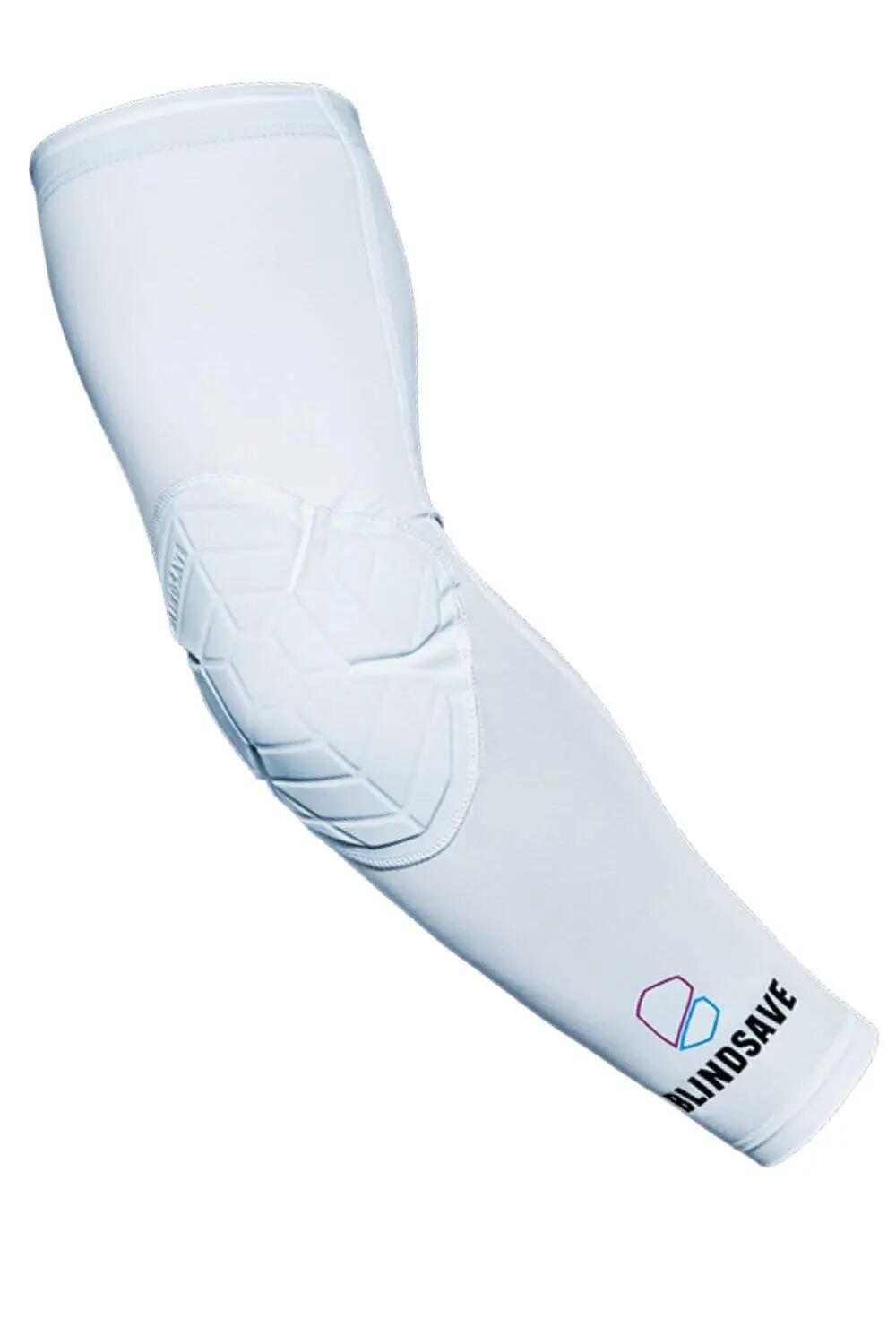 Beschermmouw - Teamsport - Unisex - BLINDSAVE - Adaptieve padding - Wit 1/4