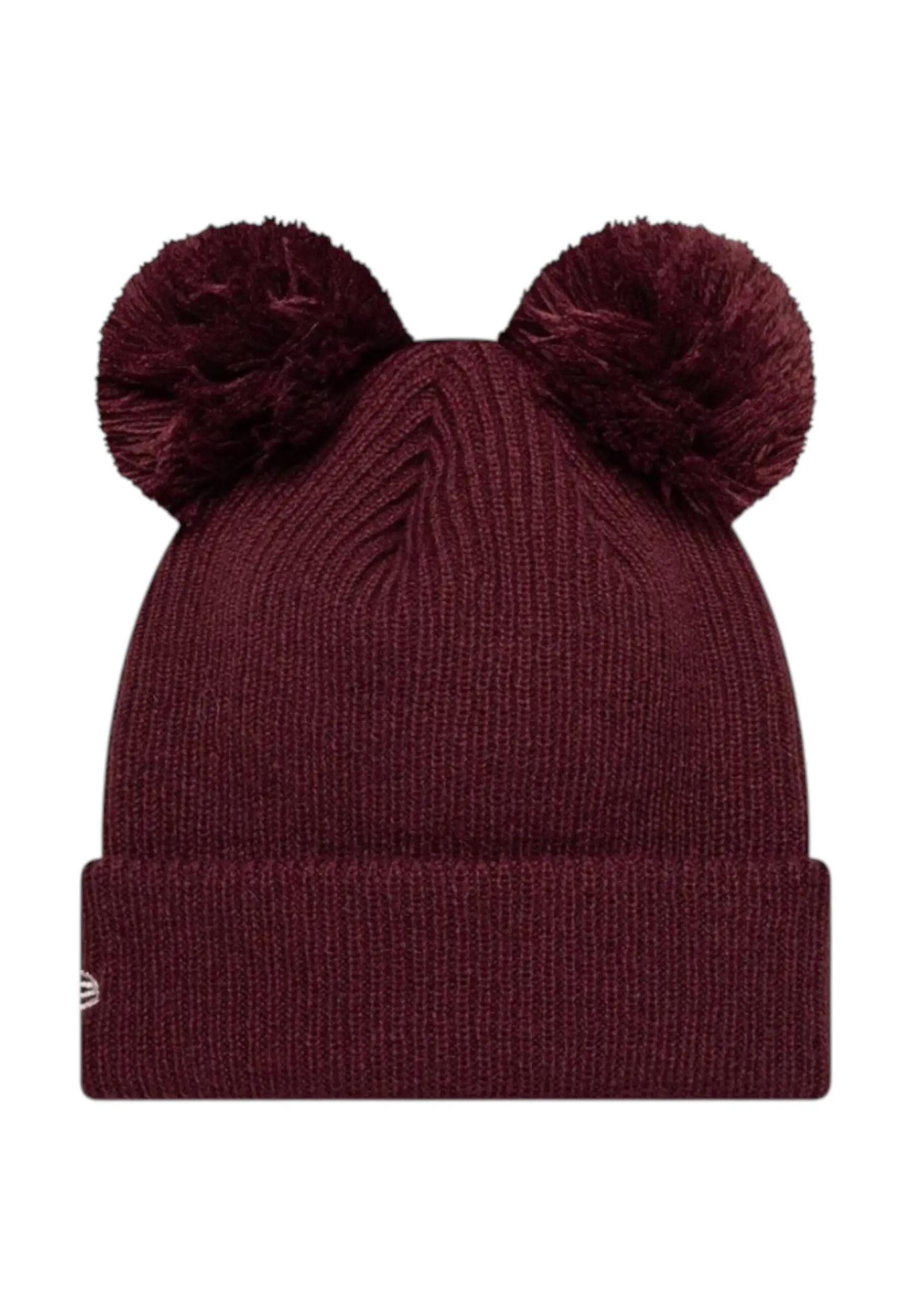 DOUBLE POM BEANIE 2/3