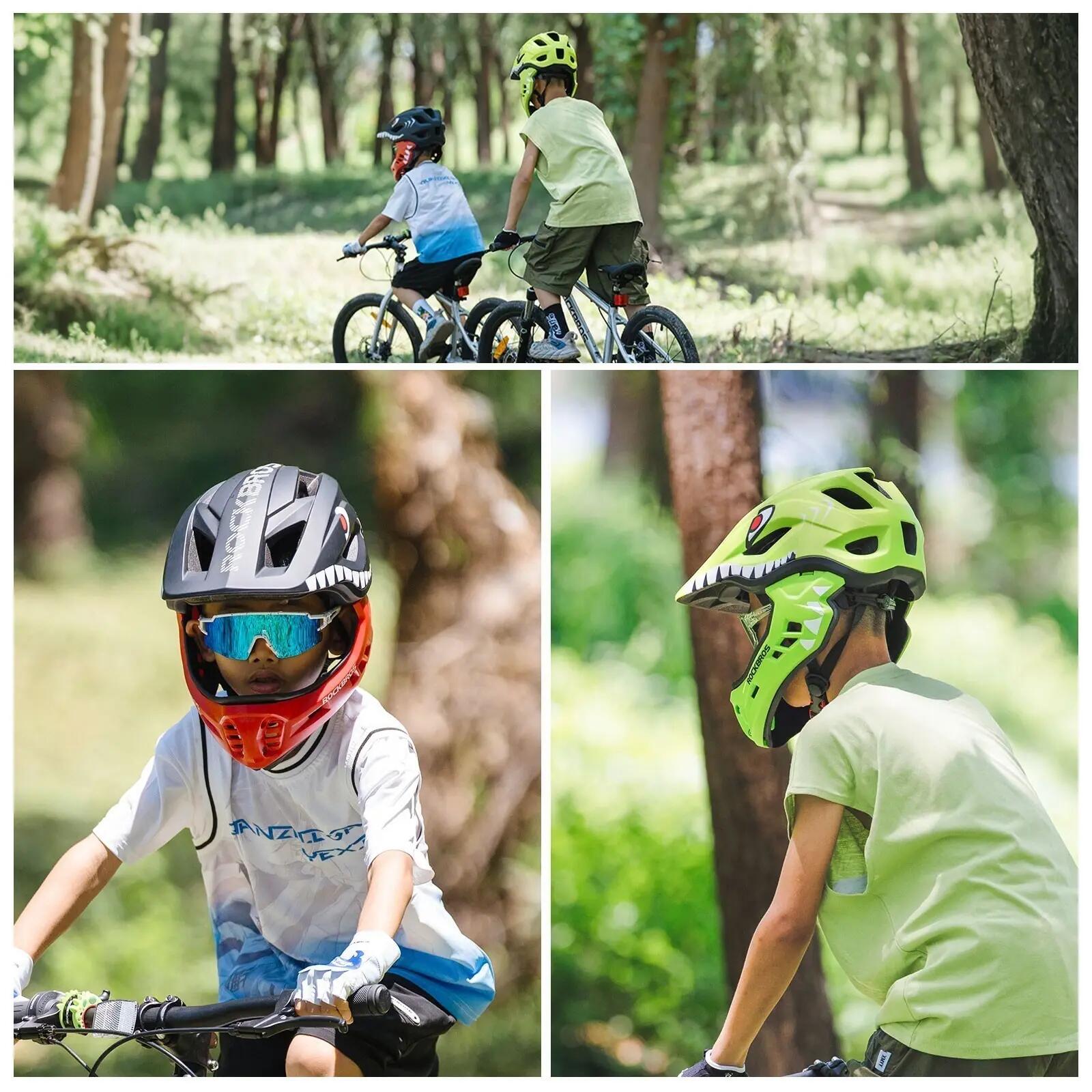 Casque enfant ROCKBROS + lunettes de soleil UV400 7/10