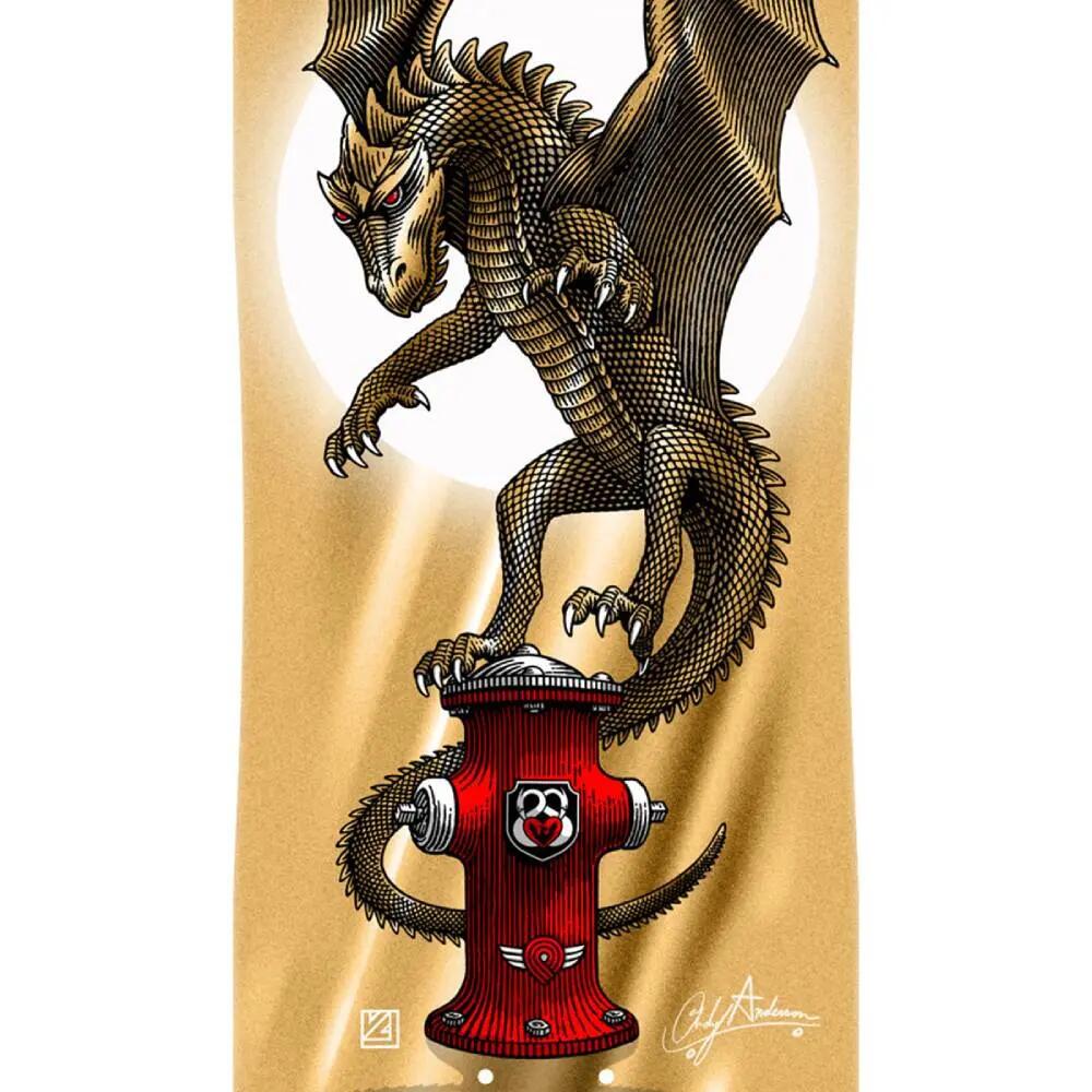 Skate Deck Powell Peralta Andy Anderson Hydrant Flight Gold Foil 8.4'' 3/4