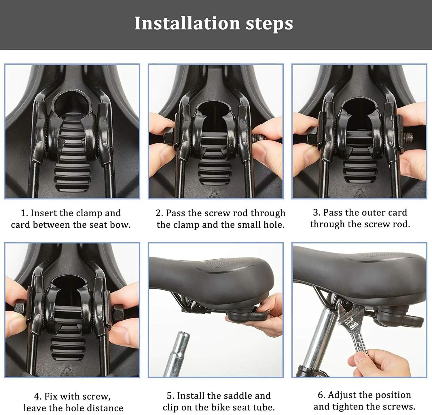Selle de vélo ROCKBROS gel confortable lot de 2 4/10