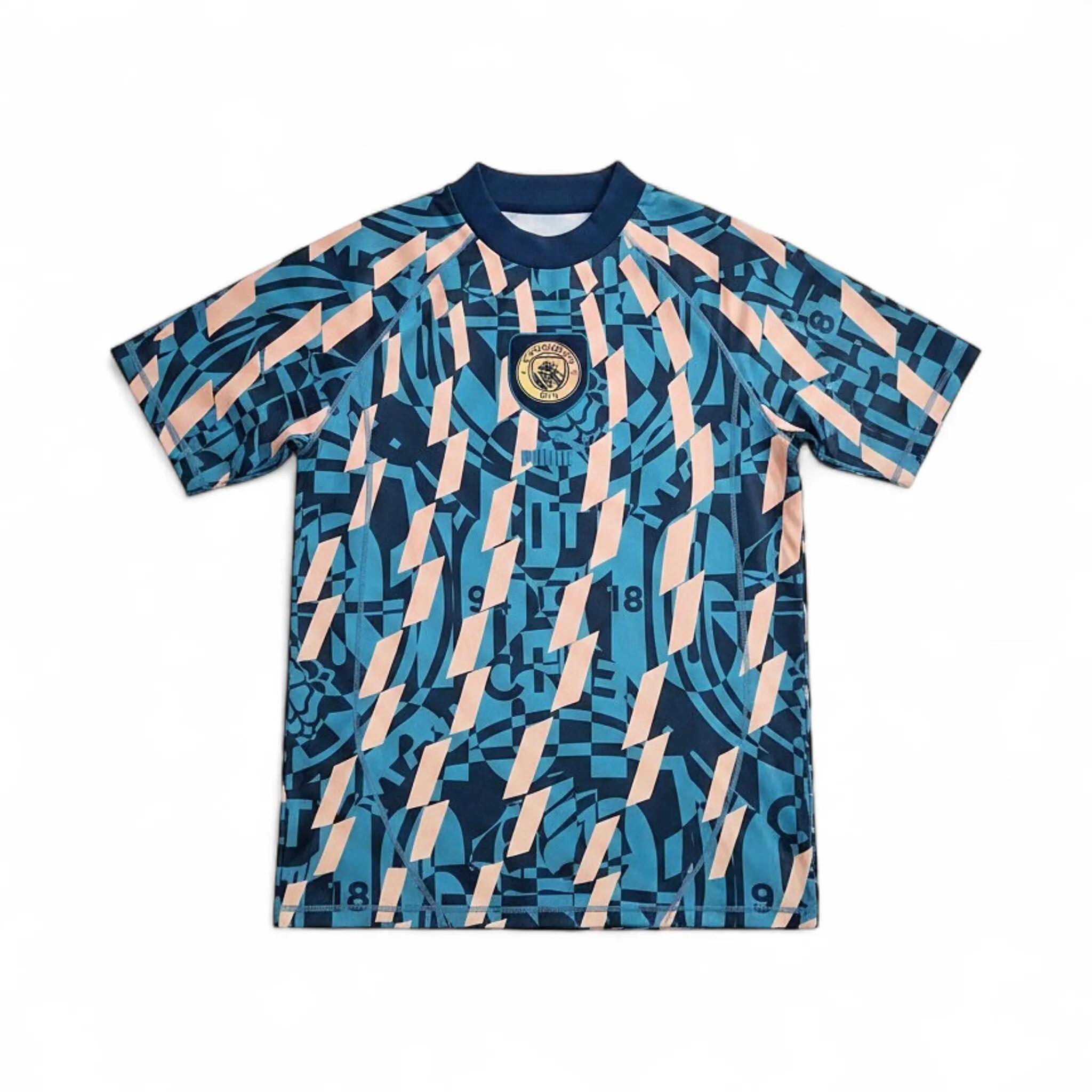 Trikot Puma MCFC Statement Retro in Blau 3/4