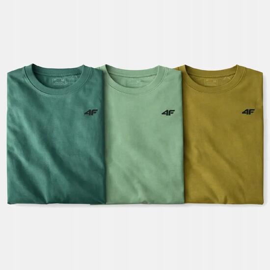 KOSZULKA MĘSKA LIMITOWANA 4F T-SHIRT KOMPLET ZESTAW 3 SZTUKI 3XL M3948 SS26