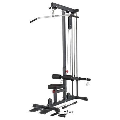 Lat pulldownstation - fitness - bodycraft lat pull tower - verstelbaar - zwart