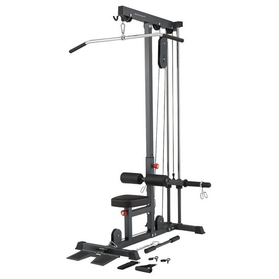 Station de musculation - Fitness - Réglable - Lat Pull Tower - Noir