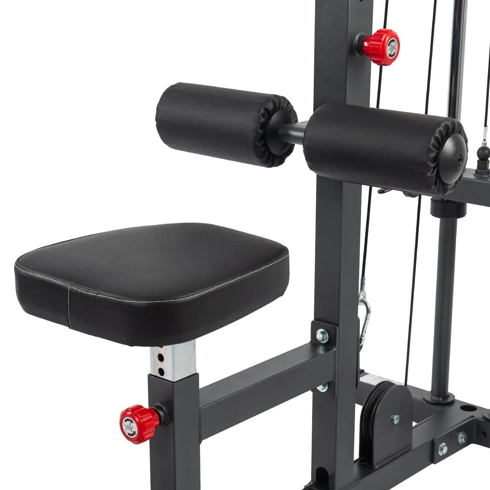 Krachtstation - Fitness - Lat Pull Tower - Verstelbaar - Zwart 2/3