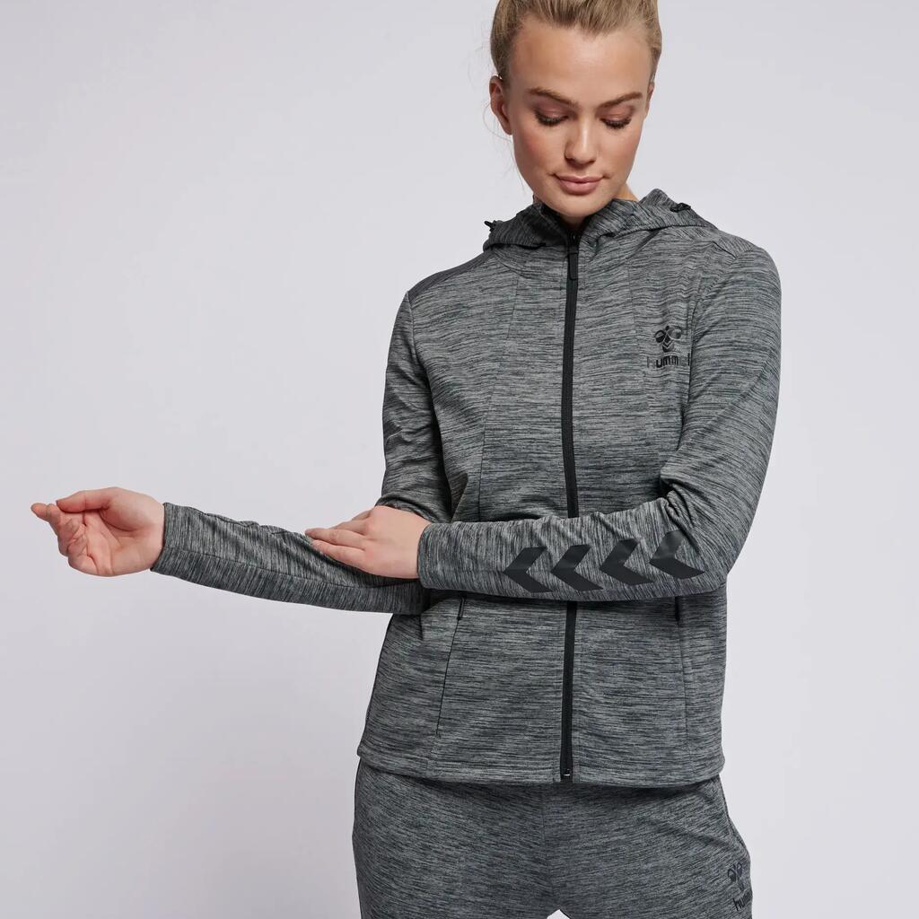 Hooded sweatshirt Hummel zip Selby