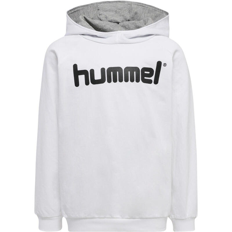 Felpa con cappuccio per bambini Hummel Cotton Logo