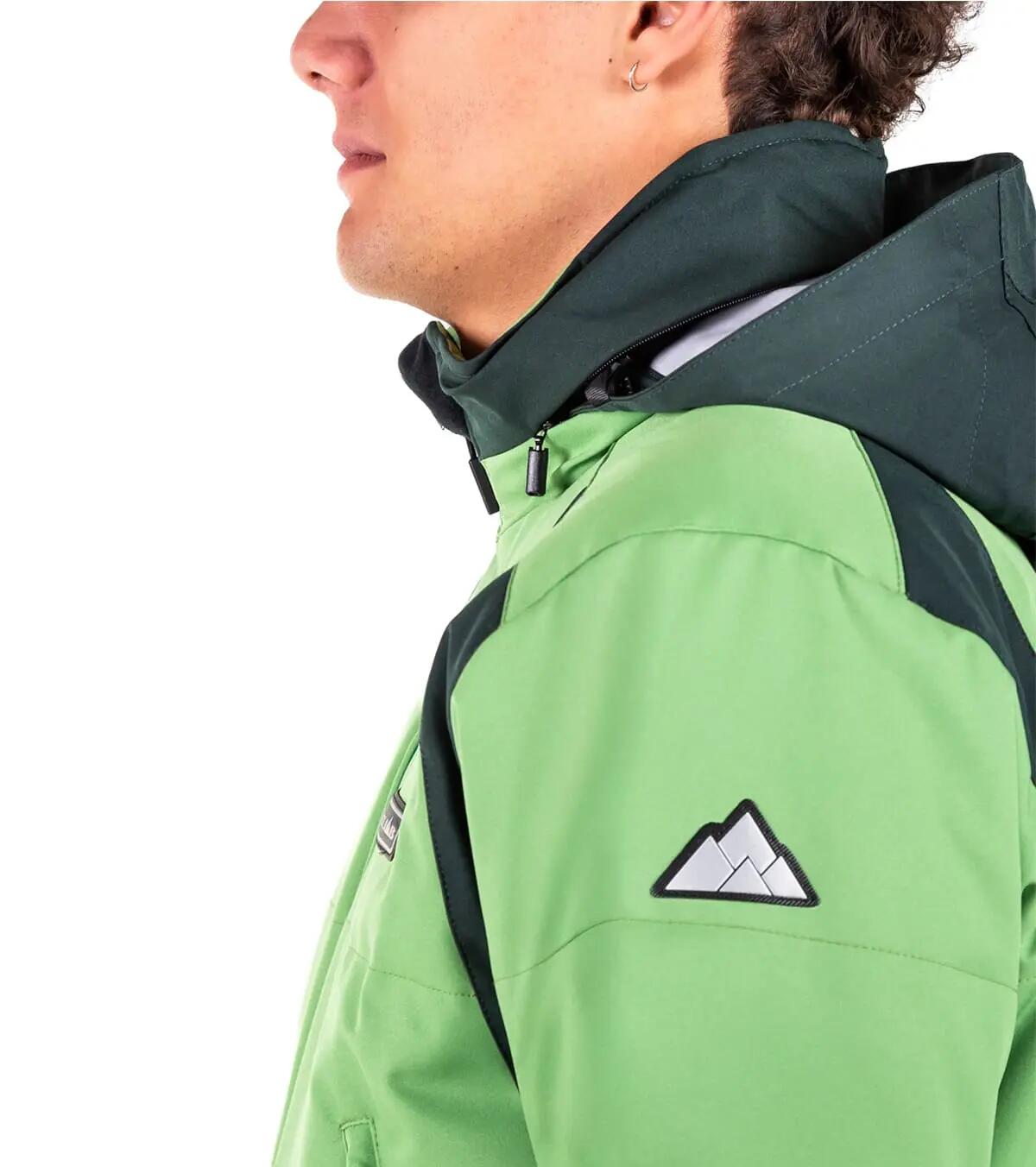 Casaco Aspen Homem Impermeável Térmica Cortavento Verde 4/5