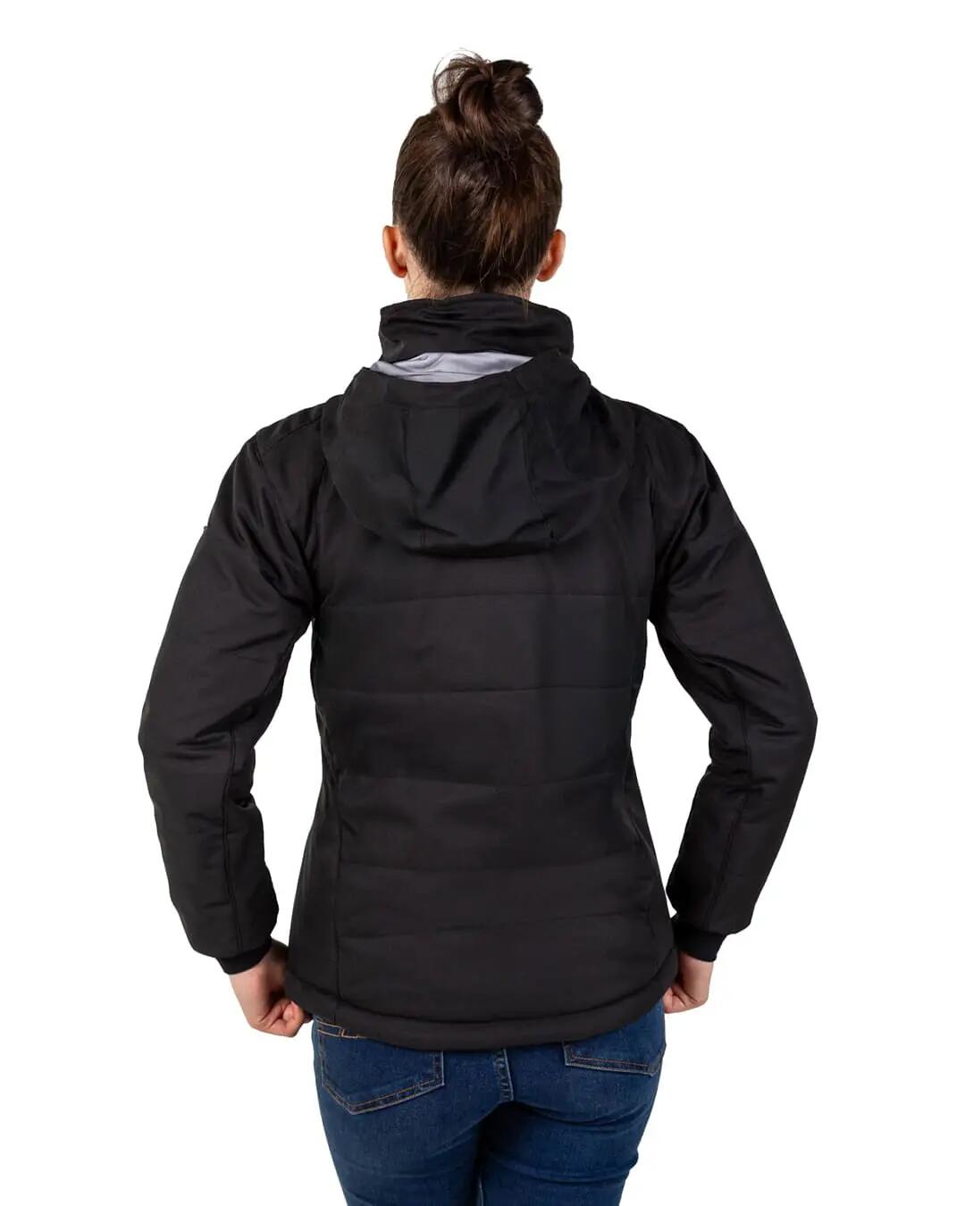 Chaqueta de Montaña Térmica, Impermeable y Cortaviento Aspen Mujer Negro 3/5