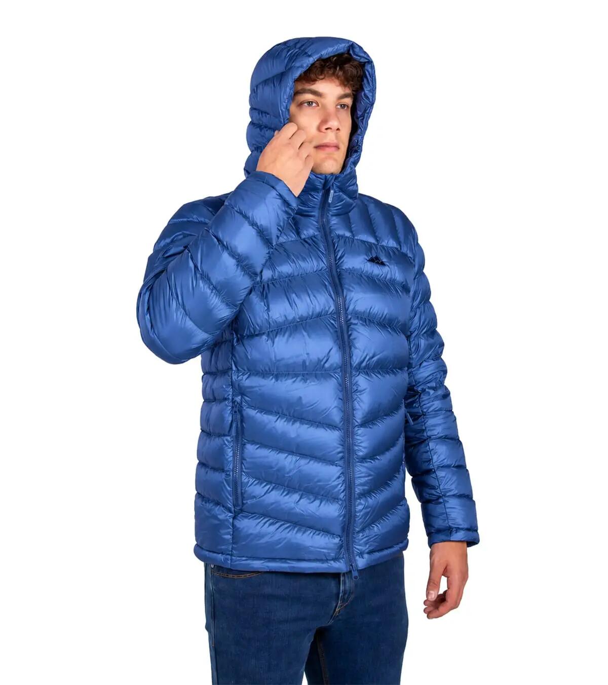 Chaqueta Térmica de Plumas para Montaña y Escalada Ragnarok Hombre Azul 4/5