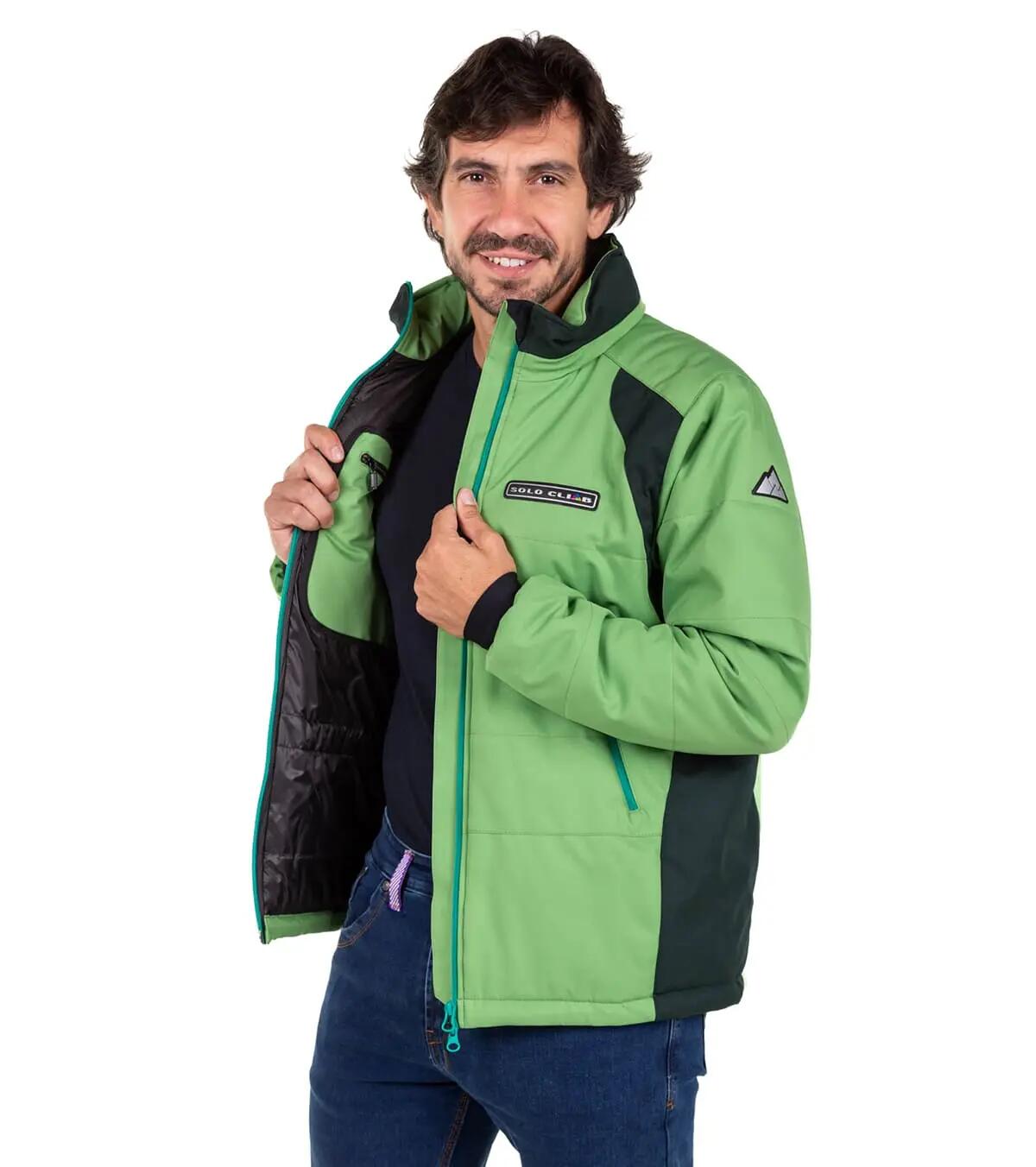 Casaco Aspen Homem Impermeável Térmica Cortavento Verde 2/5