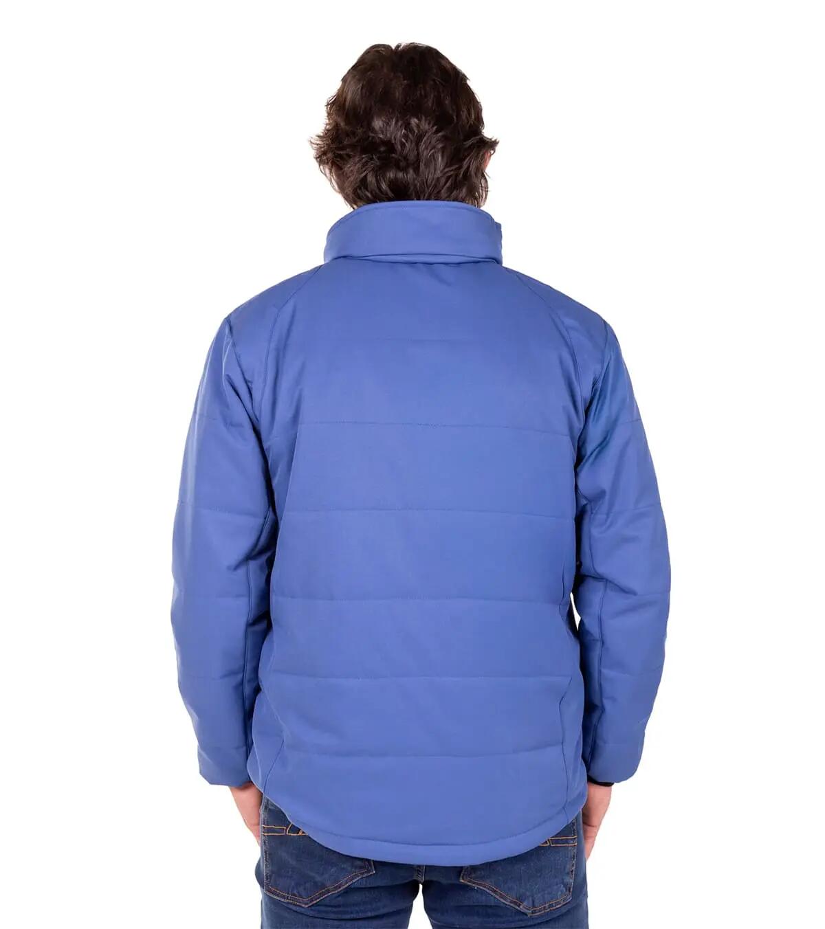 Casaco Aspen Homem Impermeável Térmica Cortavento Azul 3/5