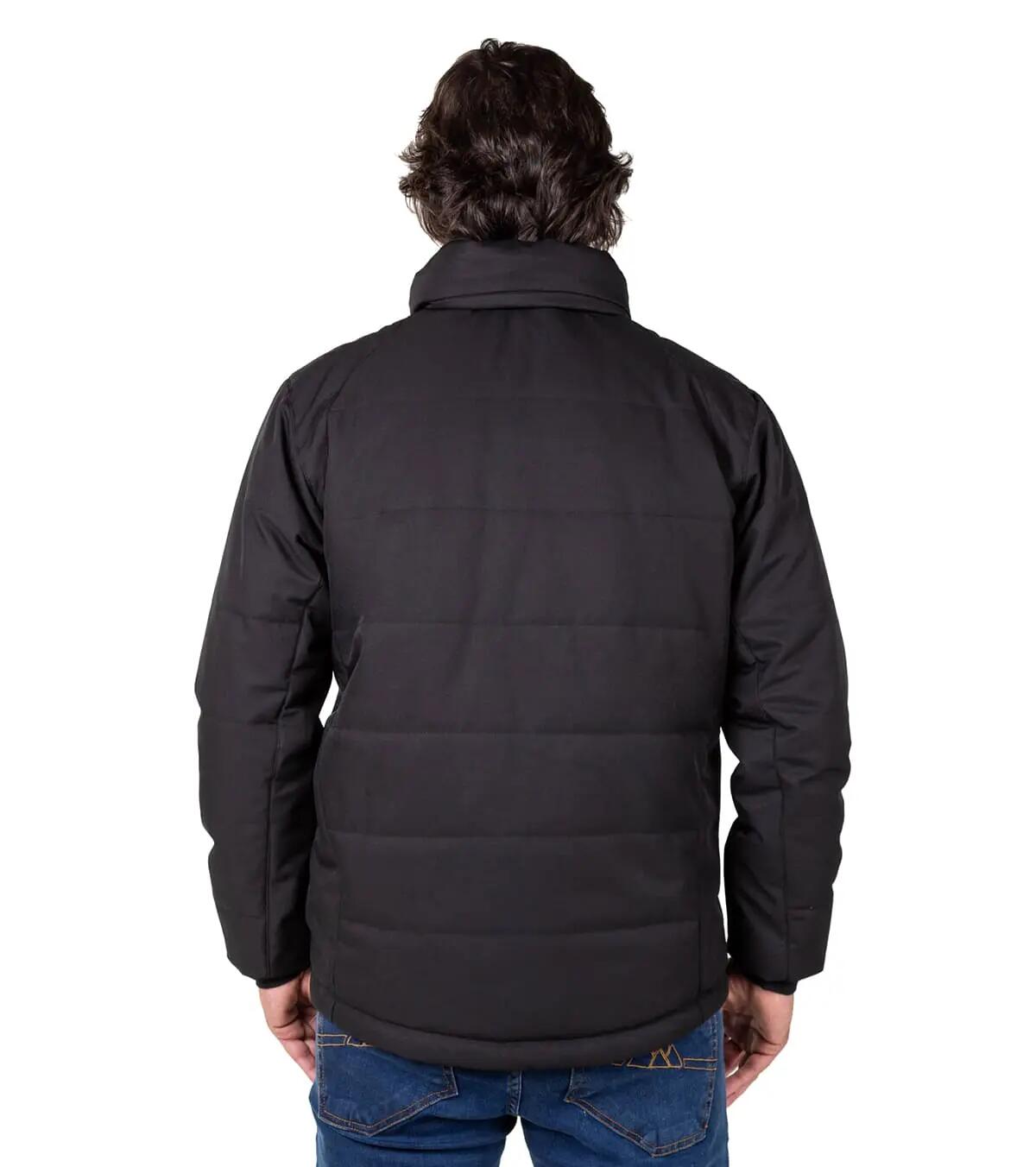 Casaco Aspen Homem Impermeável Térmica Cortavento Preto 3/5