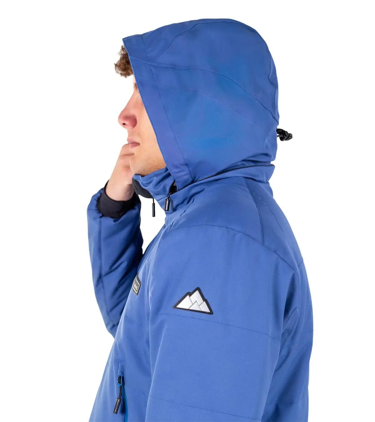 Casaco Aspen Homem Impermeável Térmica Cortavento Azul 2/5