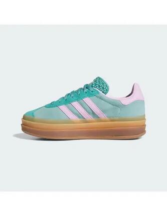 Zapatos adidas Gazelle Bold Mujer Verde/Rosa