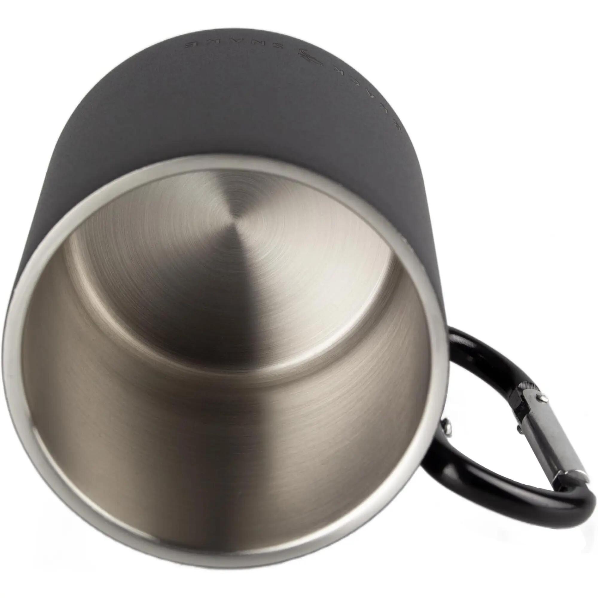 Camping Set Edelstahl, tiefer Teller, Lunch-Besteck, Karabinertasse 2 Personen 6/6