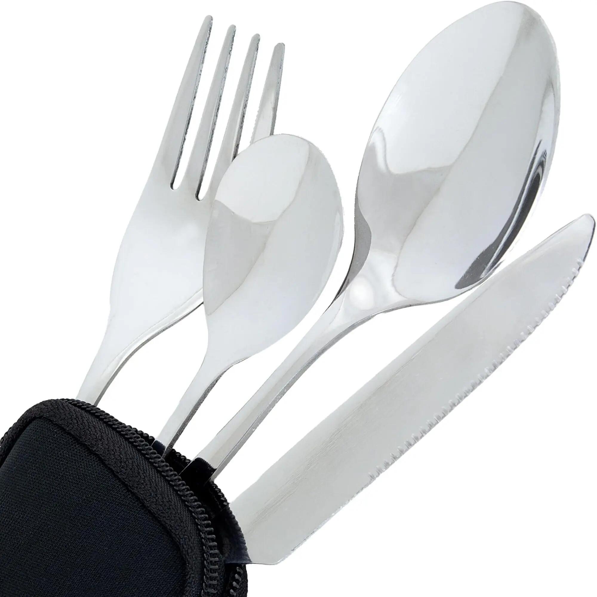 Camping Kochgeschirr Aluminium BW-Stil, Lunch-Besteck, Isolierbecher 1 Person 6/7