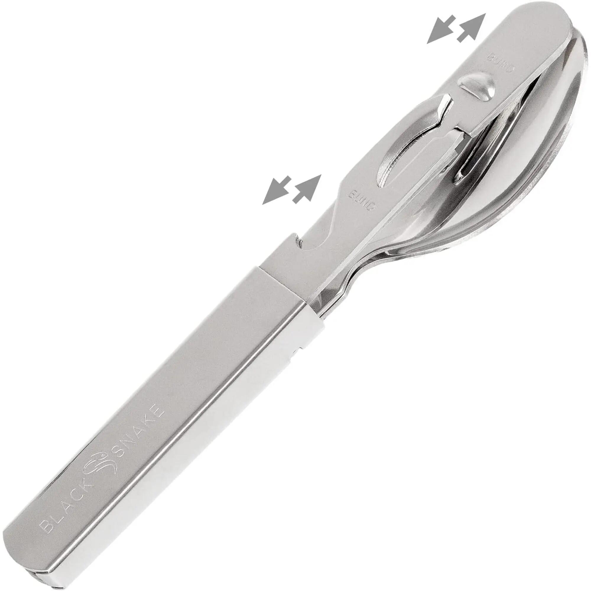 Camping Kochgeschirr Aluminium, BW-Besteck, Karabinertasse Edelstahl 1 Person 3/7
