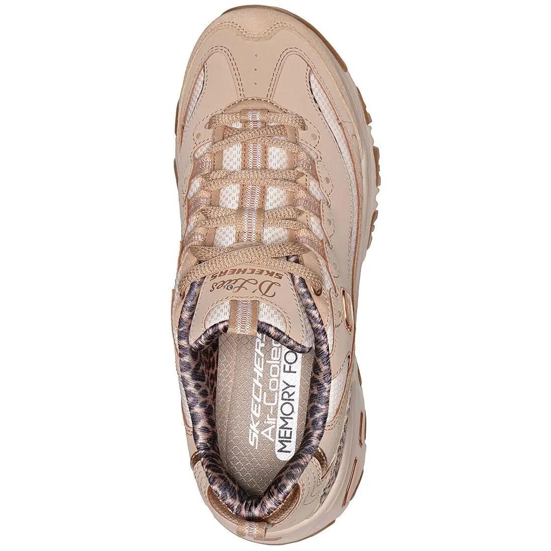 Skechers Damen D Lites Wild Charm Sneaker Taupe 2/5
