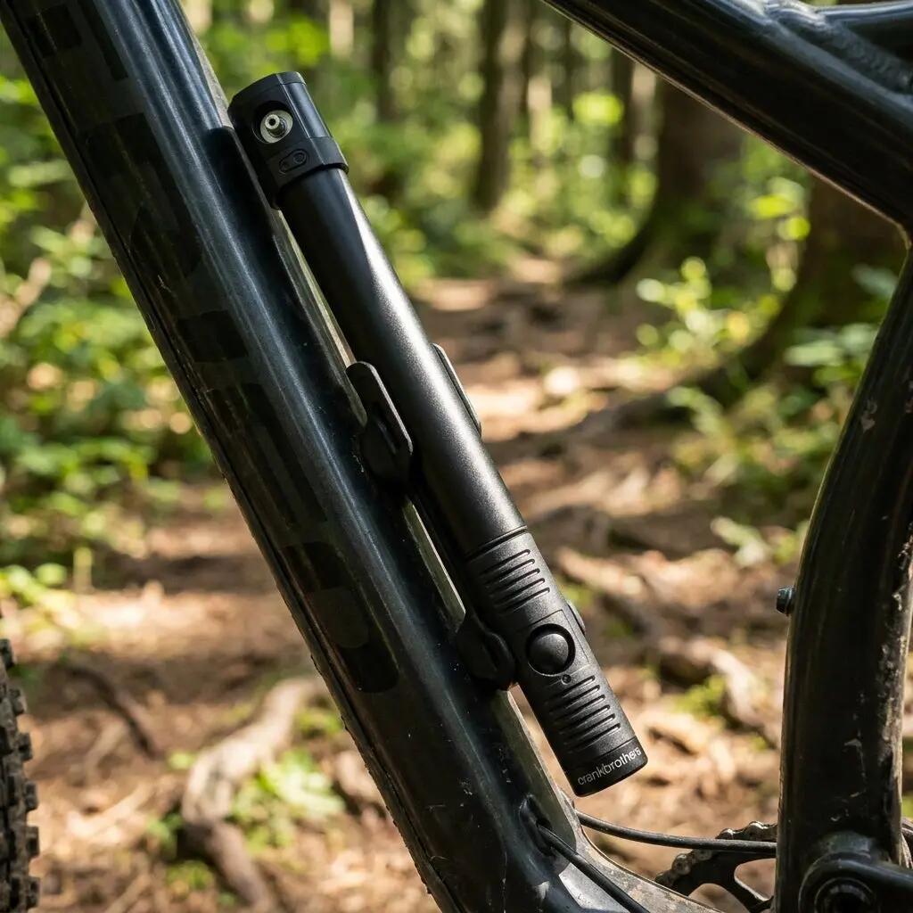 Pompa a mano con manometro Crankbrothers Klic HP 2/3