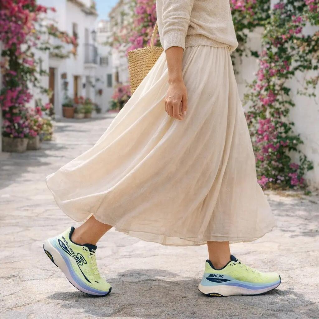 Skechers Max Cushioning Propulsion Amarilla - pour   Caminar 6/7