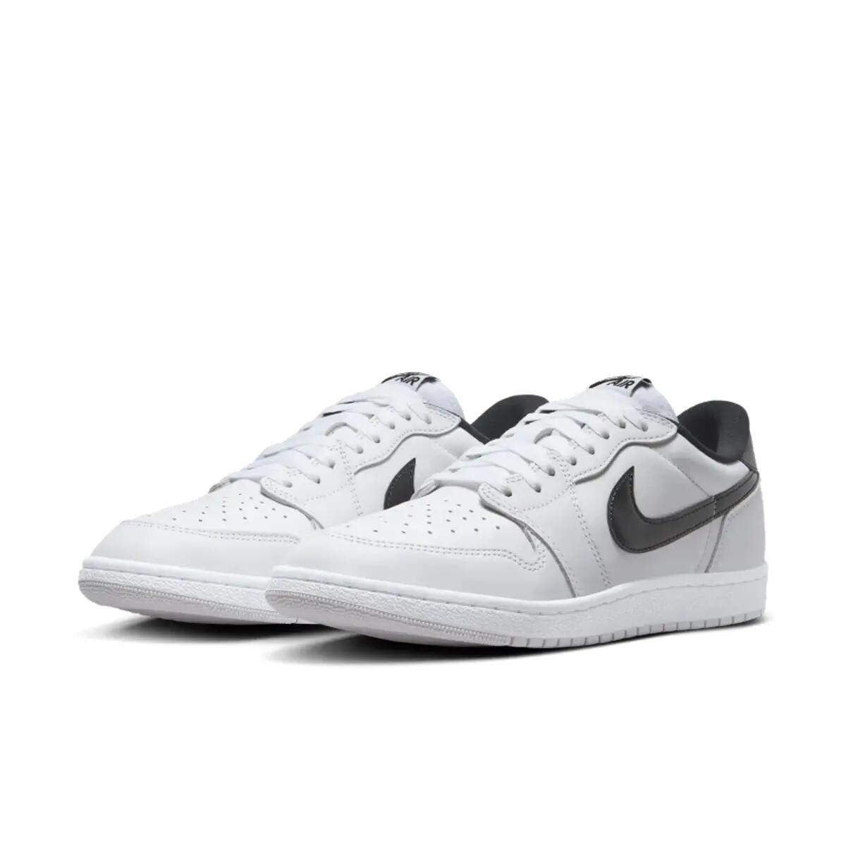Scarpe Sportive Pelle Uomo Nike Air Jordan 1 Bianco 5/6