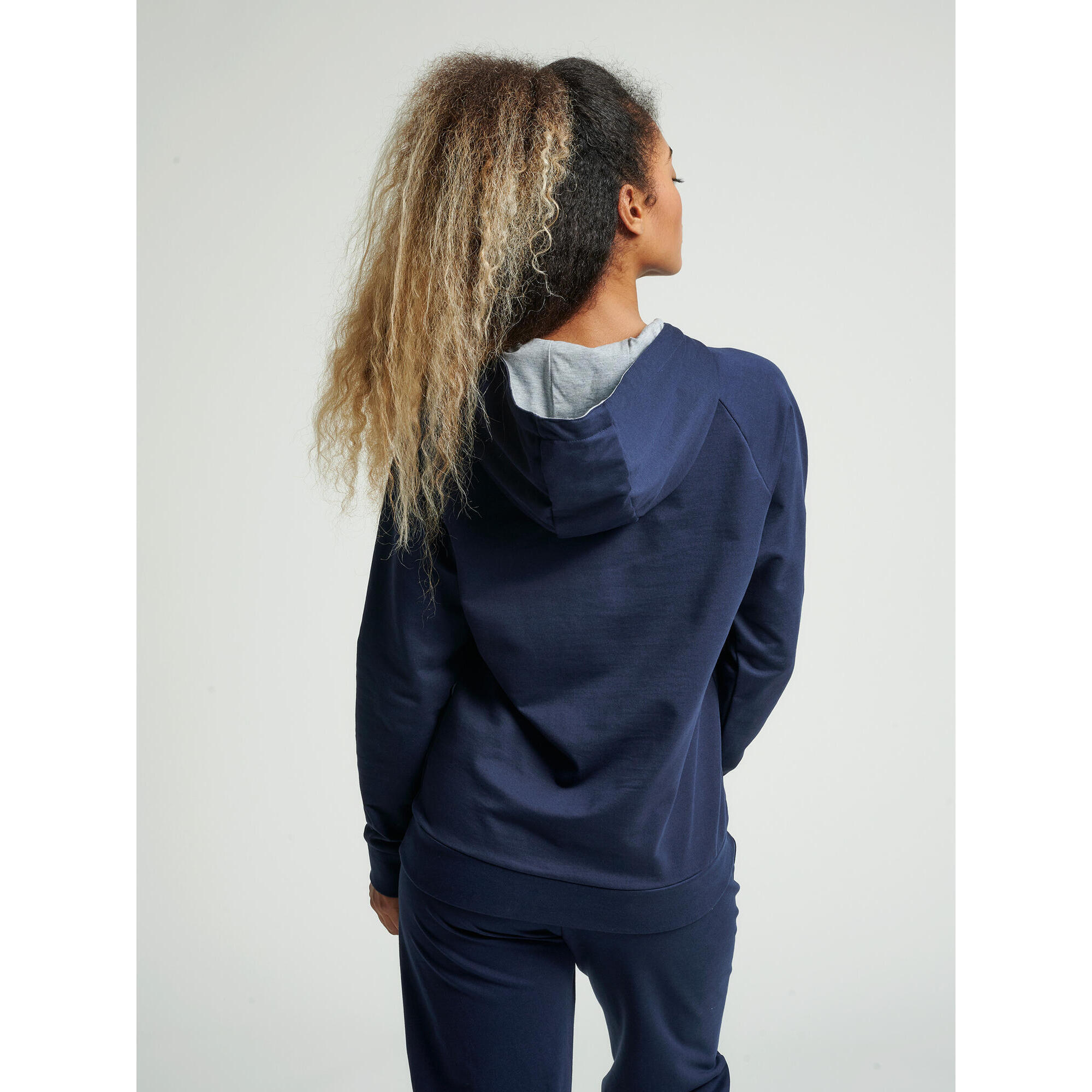 Felpa con cappuccio da donna Hummel Cotton Logo 3/7
