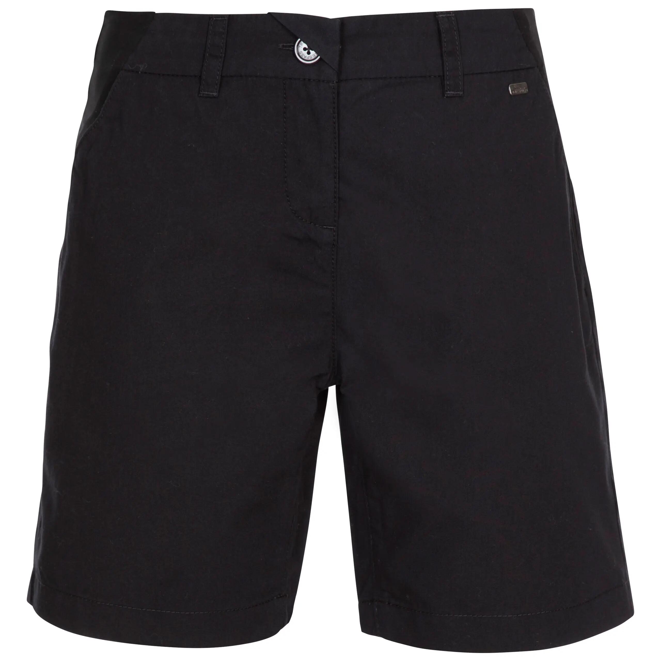 Womens Shorts Mid Length Water Repellent Trekking Scenario 1/2