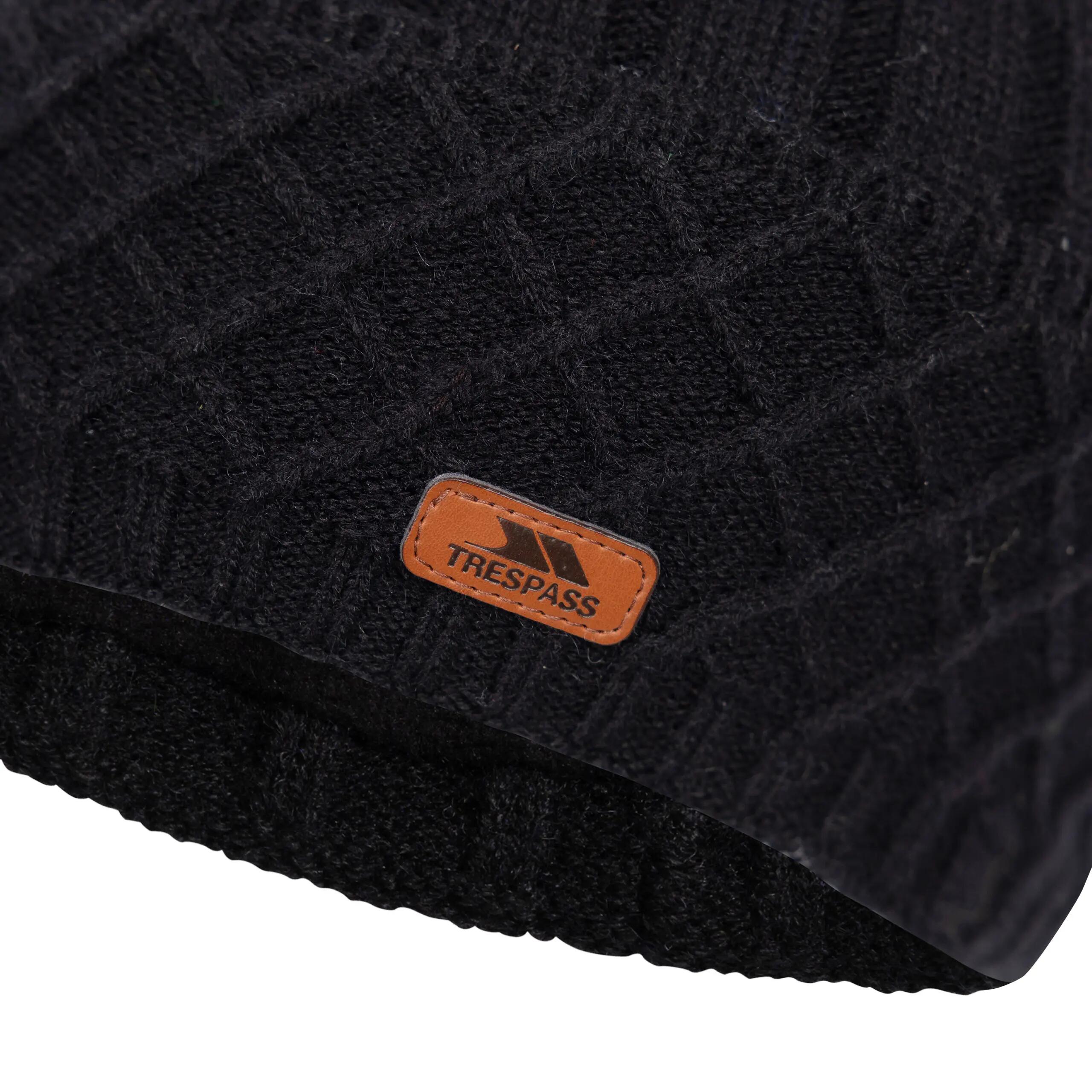 Womens Knitted Hat With Pom Pom Fully Fleece Lined Beanie - Sherbet 5/5