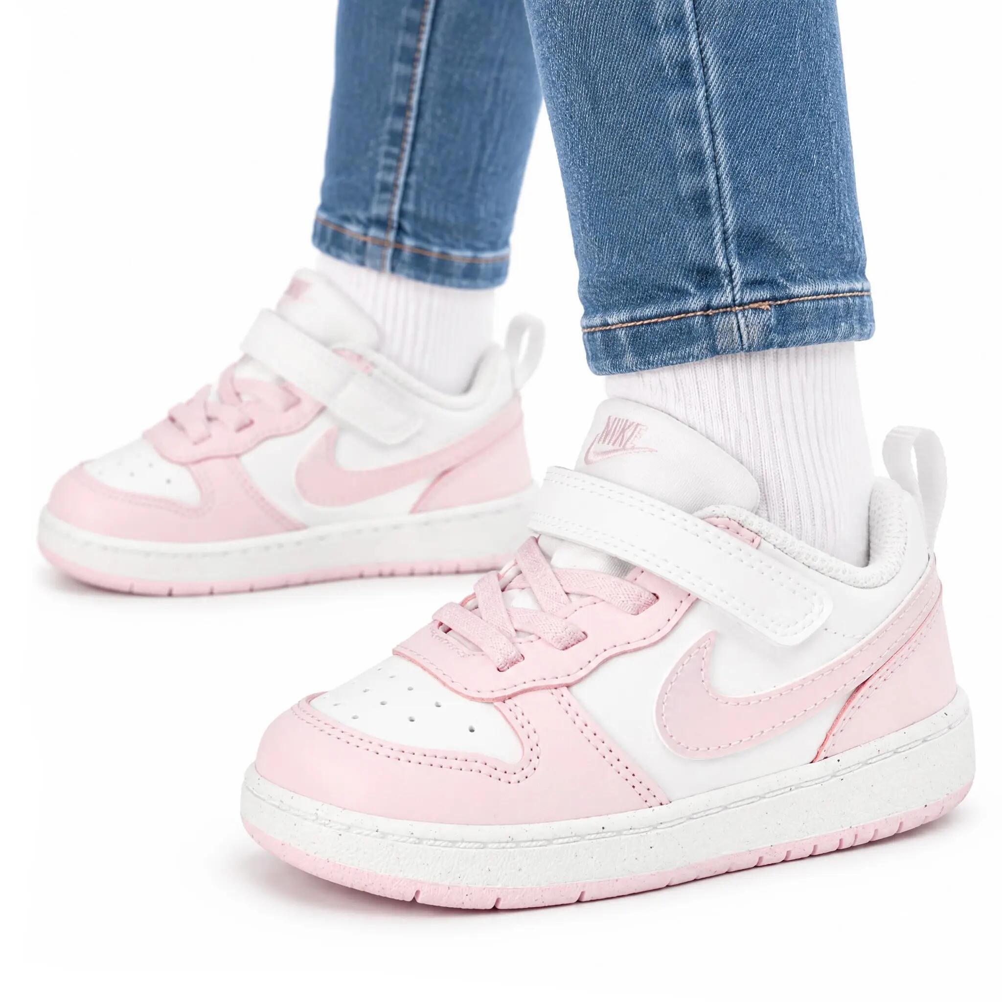 Buty dziecięce sportowe na rzep Nike COURT BOROUGH LOW RECRAFT 6/7