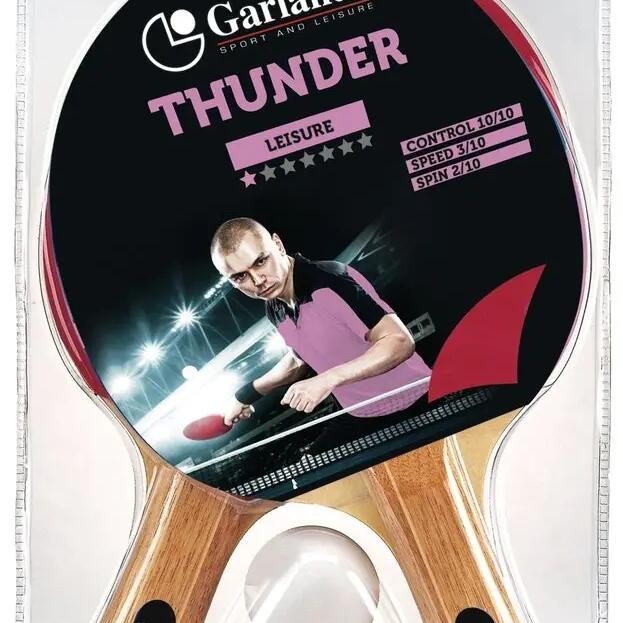 Thunder Table Tennis Set - 2 Bats and 3 Pingpong Balls