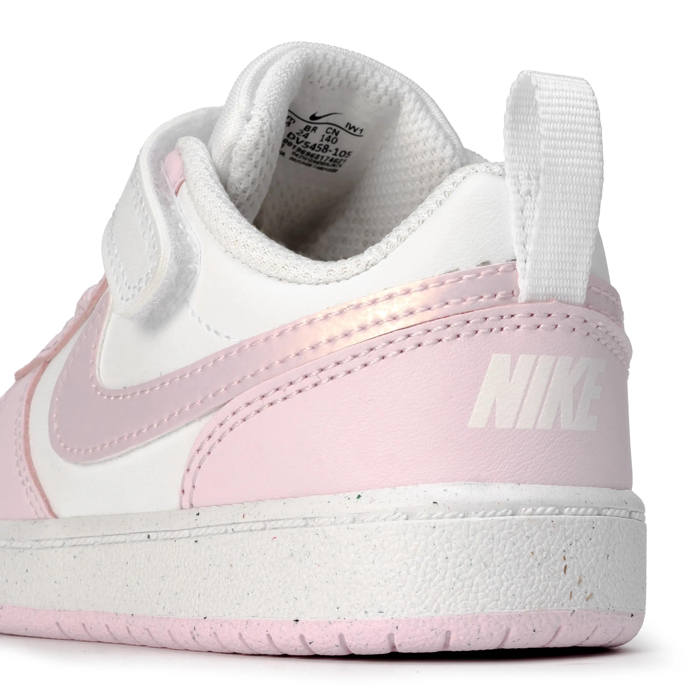 Buty dziecięce sportowe na rzep Nike COURT BOROUGH LOW RECRAFT 4/7