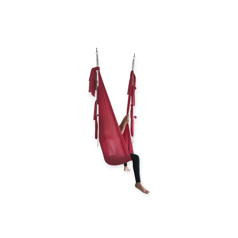 Nana Aerial Fly Antigravity Profesyonel Swing Gül Kurusu Yoga Hamak Seti