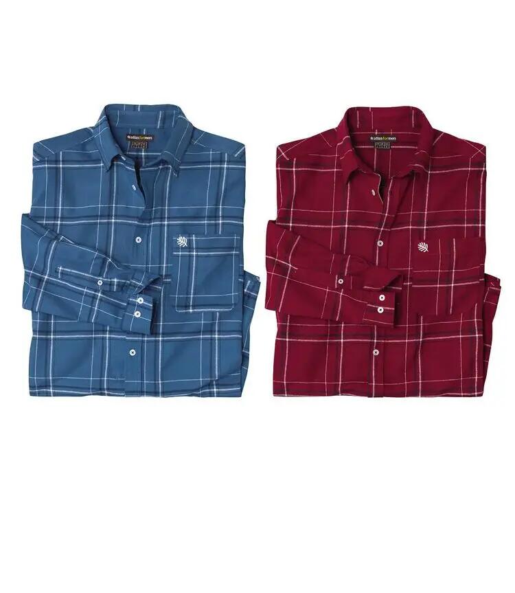 Le Lot de 2 Chemises Flanelle à Carreaux 6/9