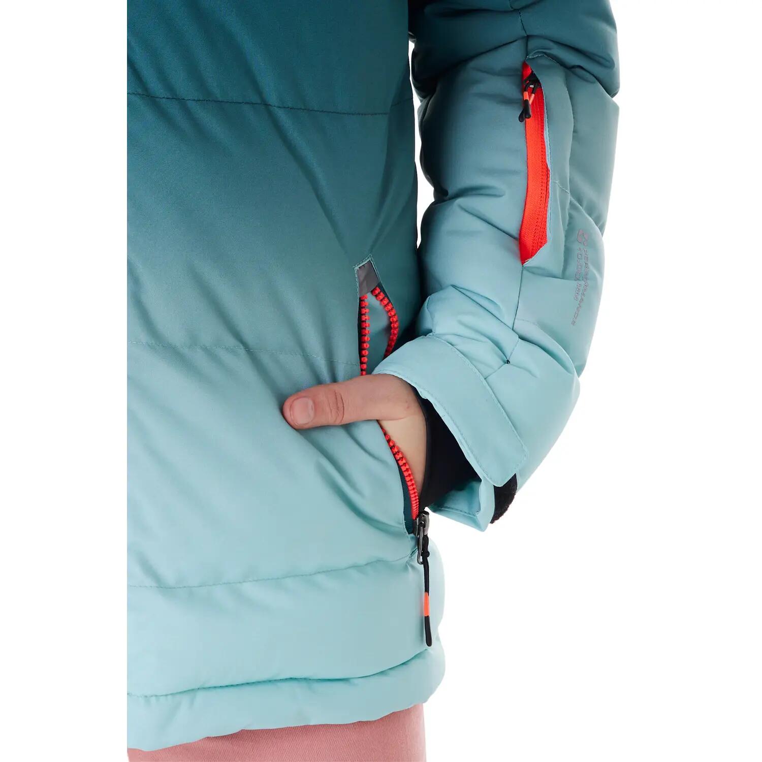 Kinder, Mädchen Ski-Steppjacke KSW 330 GRLSQLTD JCKT 9/15