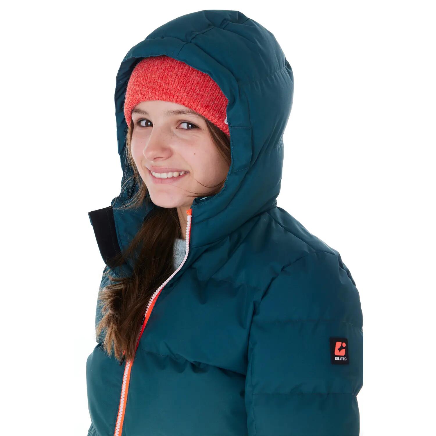 Kinder, Mädchen Ski-Steppjacke KSW 330 GRLSQLTD JCKT 6/15