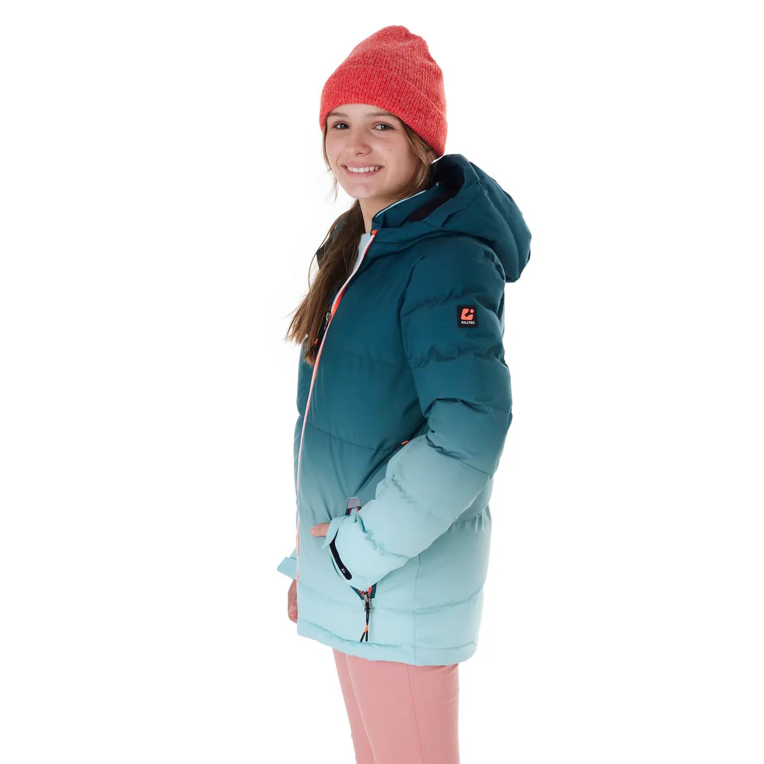 Kinder, Mädchen Ski-Steppjacke KSW 330 GRLSQLTD JCKT 5/15