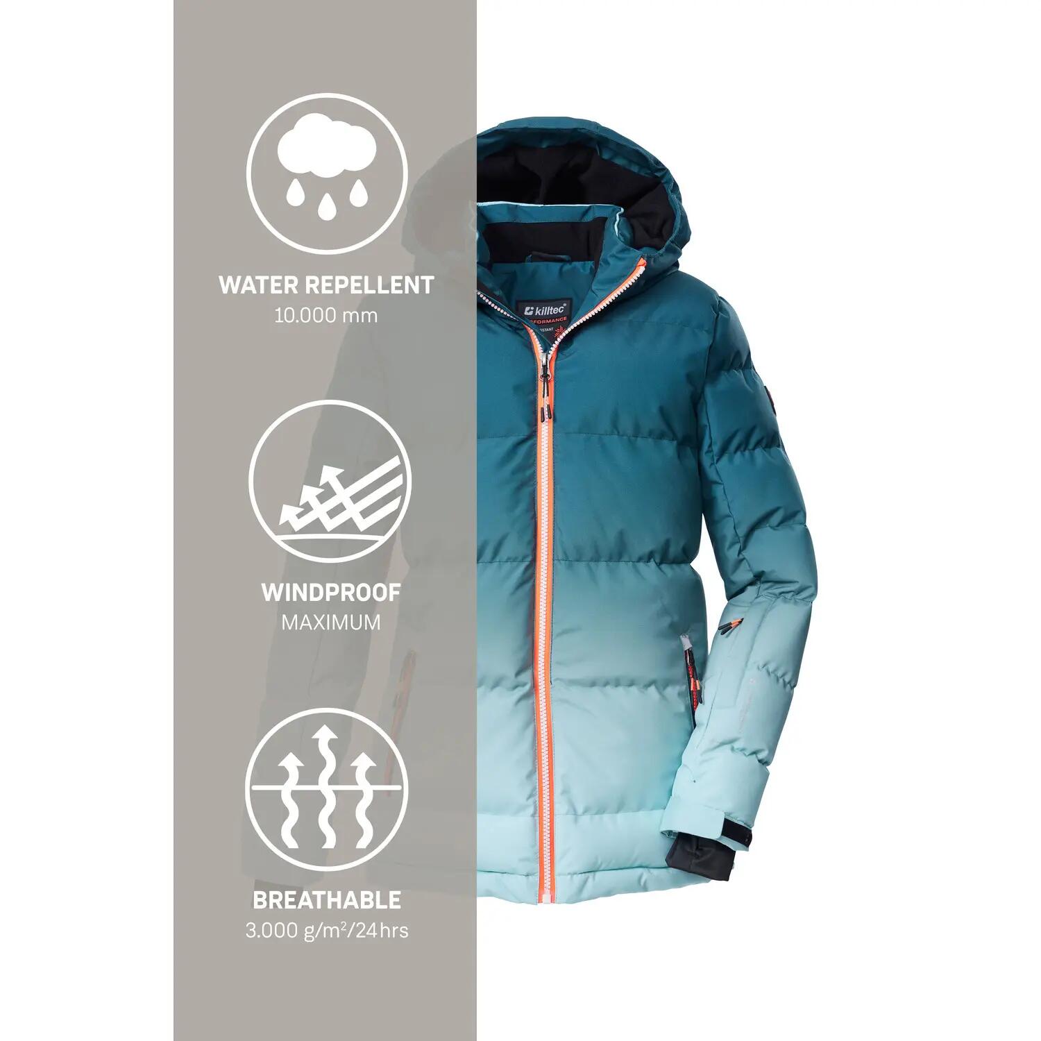 Kinder, Mädchen Ski-Steppjacke KSW 330 GRLSQLTD JCKT 14/15