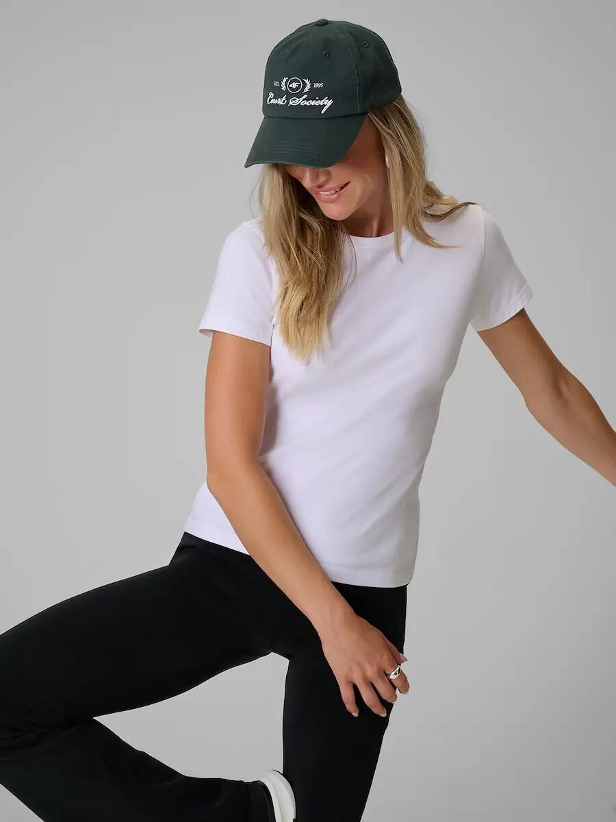 T-shirt slim gładki damski 4F 1/6