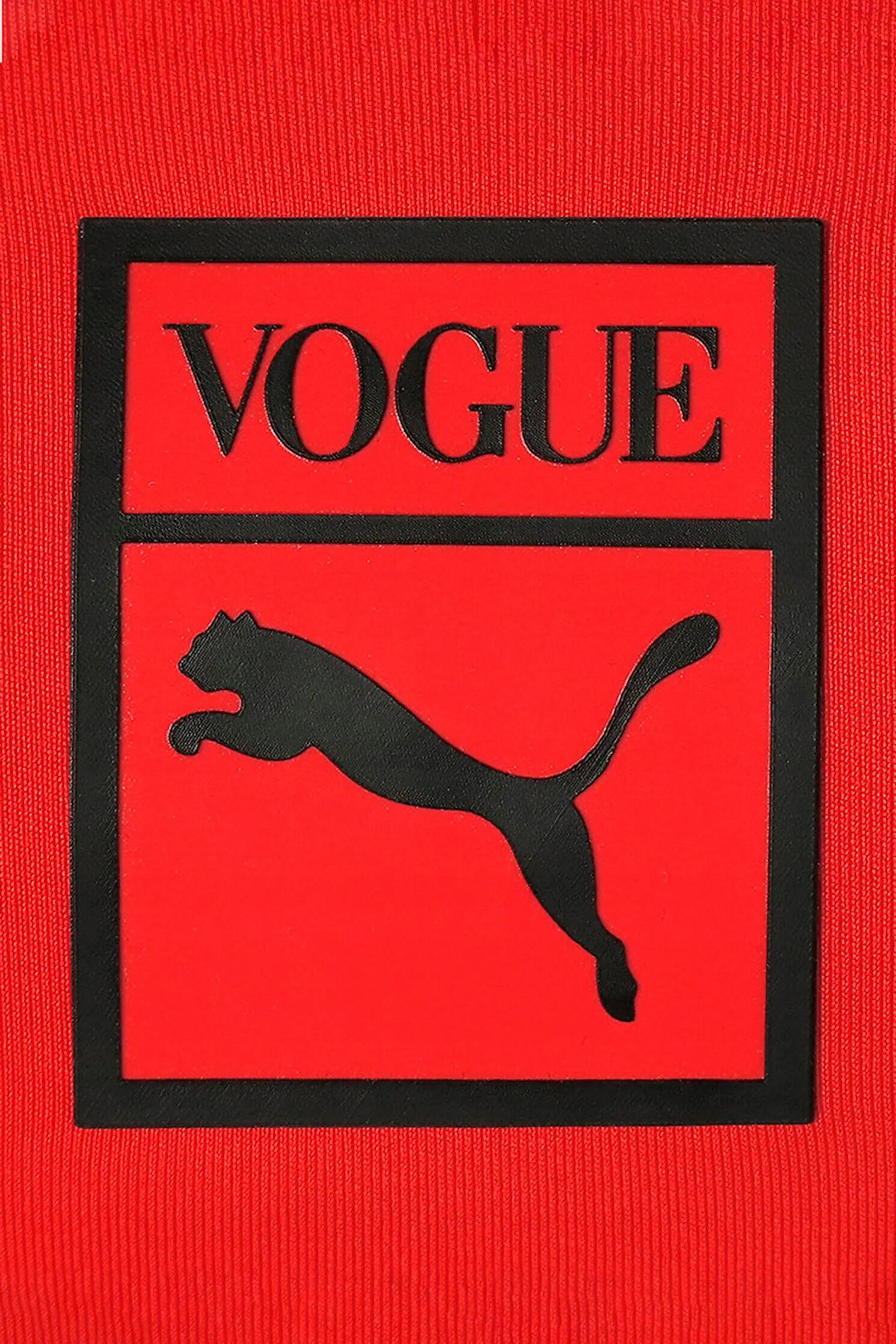 TOP DAMSKI PUMA-BRA TOP PUMA X VOGUE   logo CZERWONY 4/5