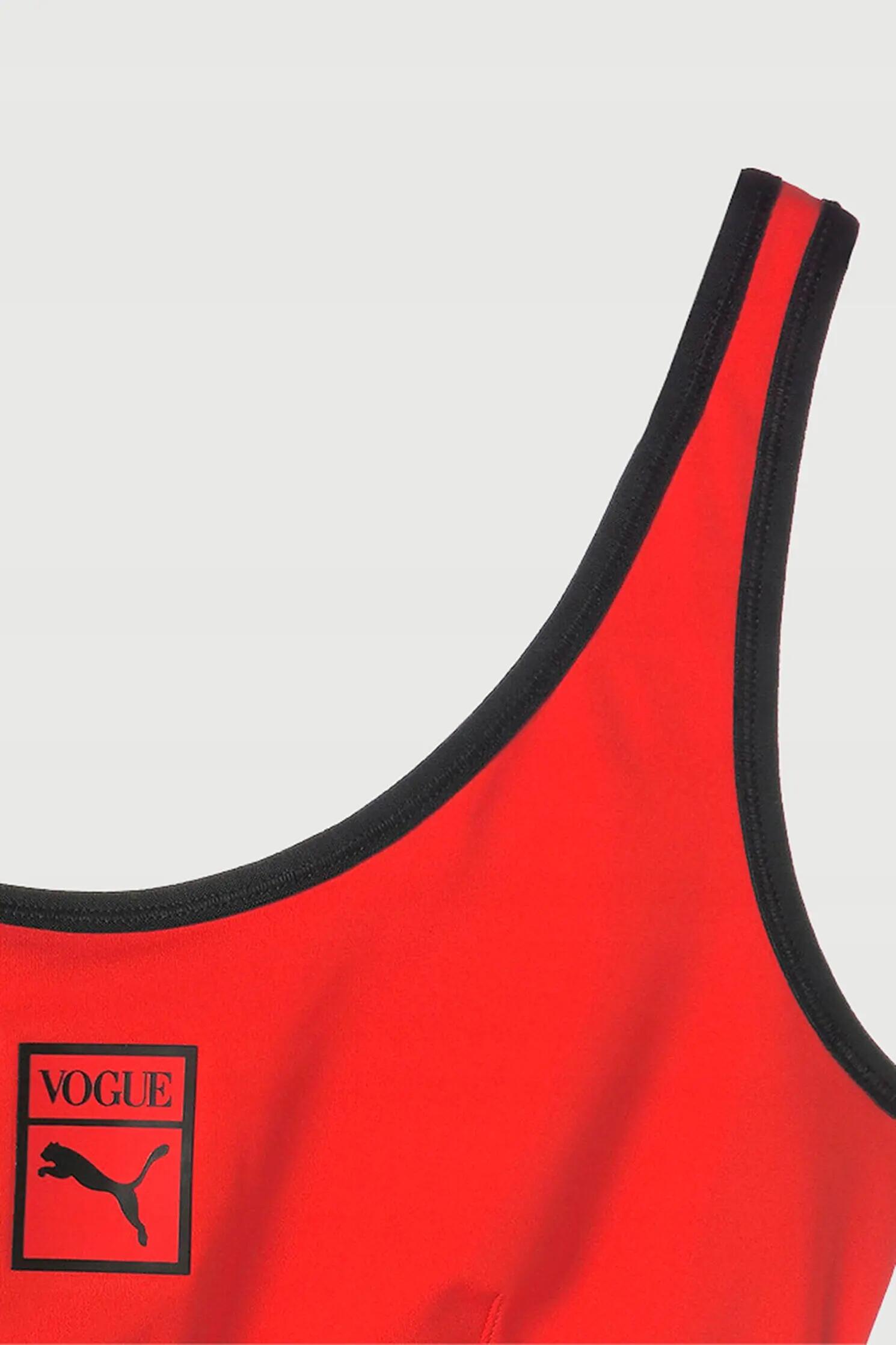 TOP DAMSKI PUMA-BRA TOP PUMA X VOGUE   logo CZERWONY 3/5