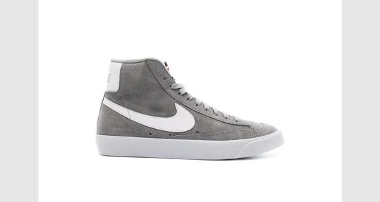 Hombres - zapatillas - piel nobuk media altura - Blazer Mid 77 - gris