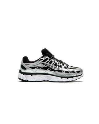 Dames - sneaker - p-6000 - metallic silver black