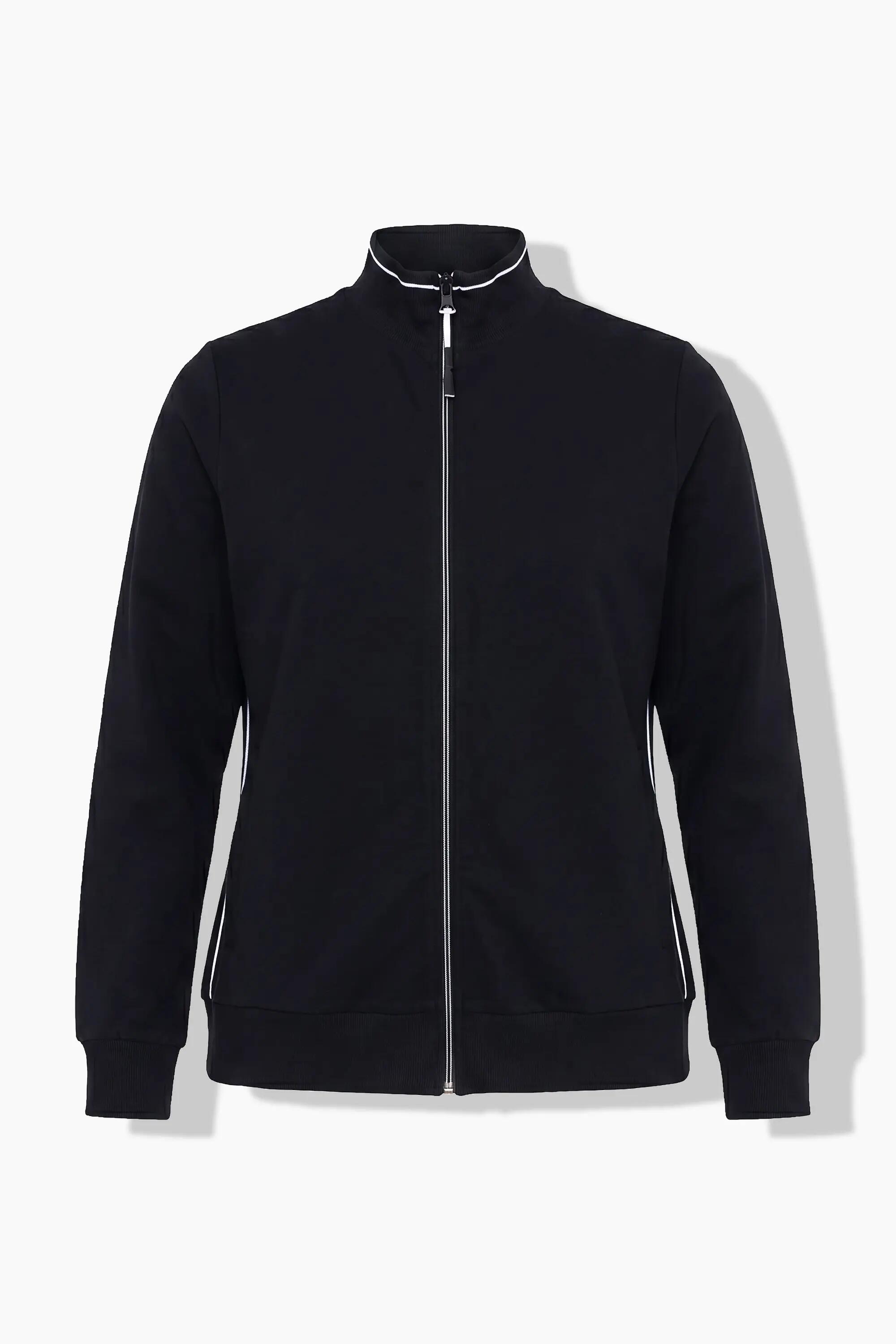 Damen Sweatjacke kurz Stehkragen Langarm 6/6