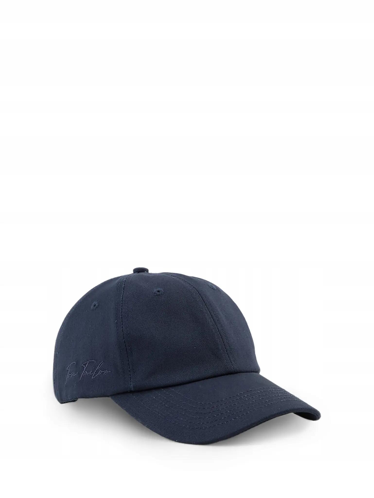 CZAPKA Z DASZKIEM MĘSKA TOM TAILOR GRANATOWA GŁADKA CASUAL ONE SIZE 1/3