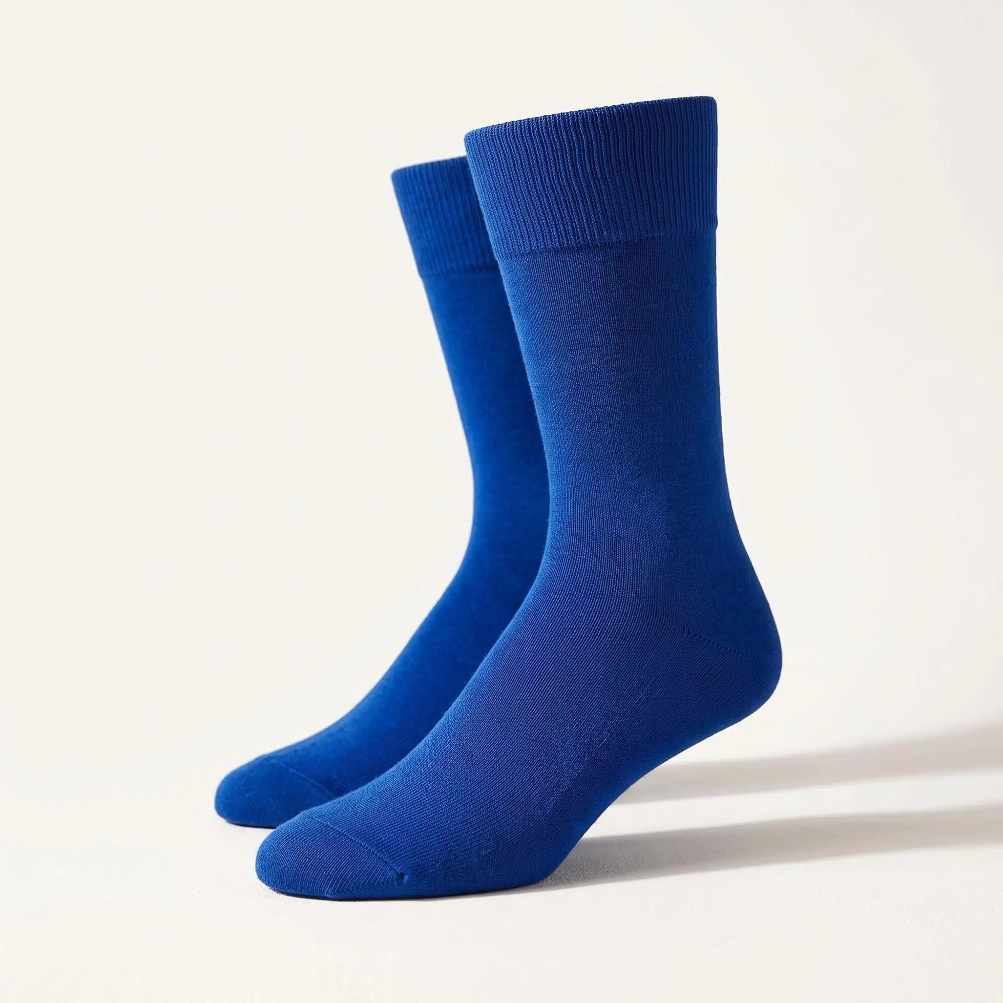 Damen Herren Businesssocken Merinowolle warm Baumwolle innen Komfortbund 4 Paar 4/4