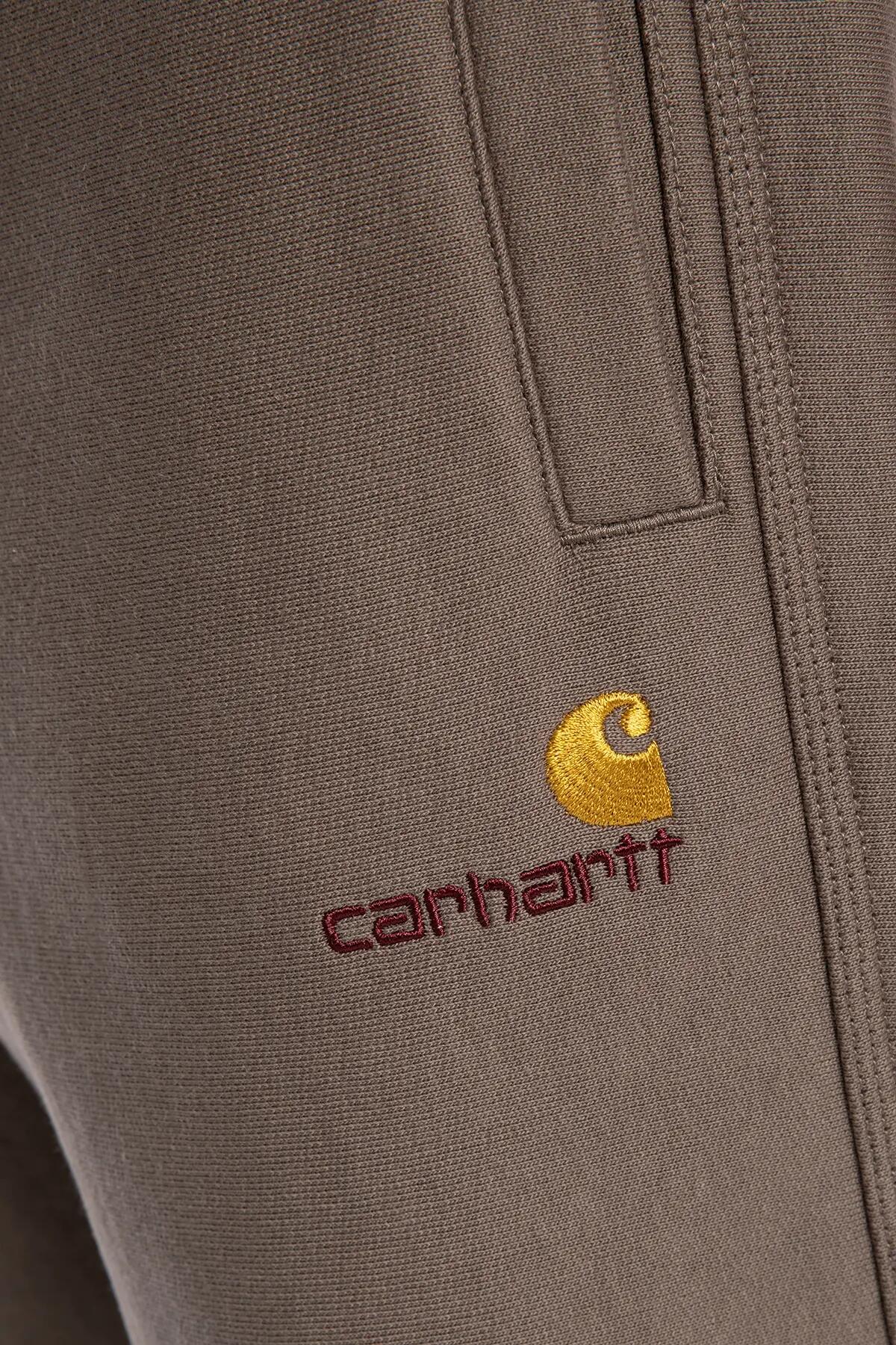 SPODNIE DRESOWE MĘSKIE Carhartt WIP American Script Jogging Pant Teide I0 5/6