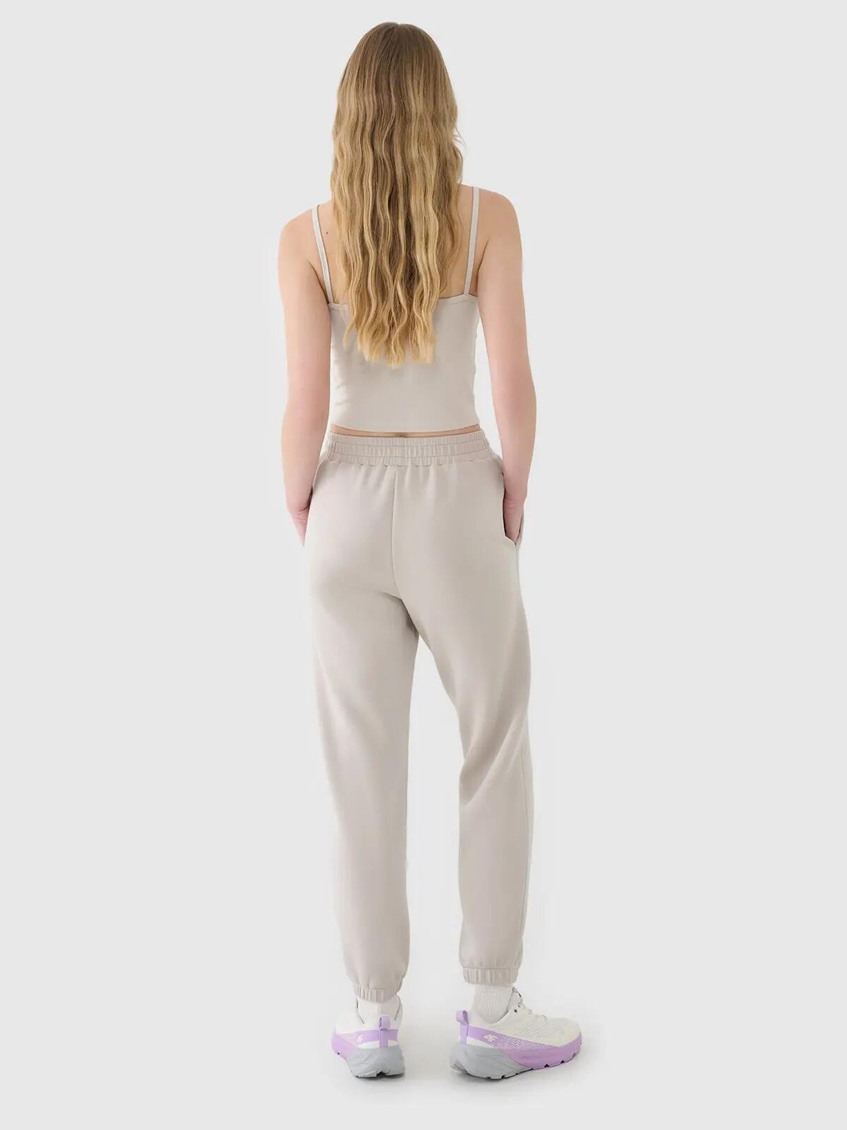 SPODNIE DAMSKIE 4F DRESOWE XL JOGGERY Z MODALEM TTROF1010 4/8