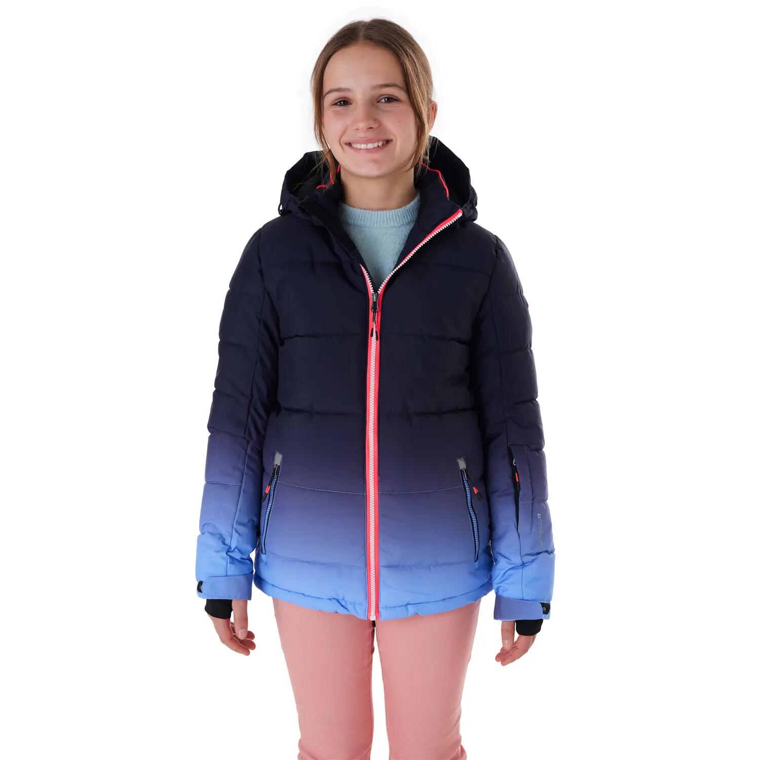 Kinder, Mädchen Ski-Steppjacke KSW 330 GRLSQLTD JCKT 3/14